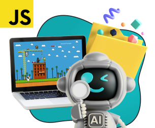 Язык программирования JavaScript + AI. Проектное обучение + геймификация + AI-помощники - КИБЕРшкола программирования для детей, компьютерные курсы для школьников, начинающих и подростков - KIBERone г. Власиха