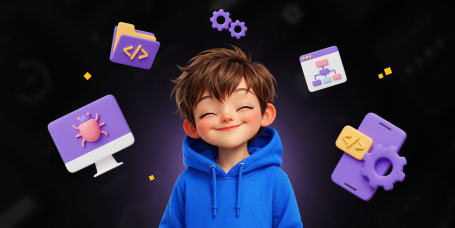 Идеальный сайт с нуля: код, дизайн и AI-помощник - КИБЕРшкола программирования для детей, компьютерные курсы для школьников, начинающих и подростков - KIBERone г. Власиха